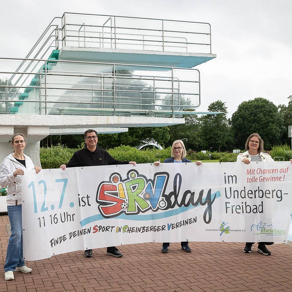 SiRV-Day in Rheinberg: Vereine können sich im Underberg-Freibad präsentieren