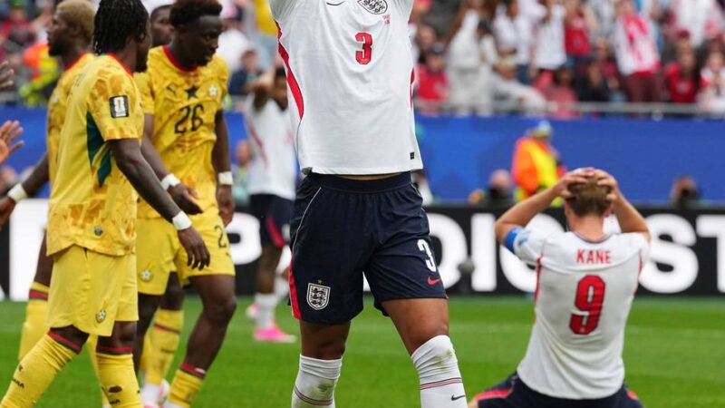 Der Patzer im Video: Dämpfer für England – Kane und Co. enttäuschen gegen Ghana