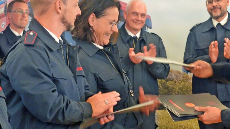 Auf der Jahreshauptversammlung der Feuerwehr Wülfrath zog Benjamin Hann eine positive Bilanz: Wehrleiter: „Wir haben viel erreicht“