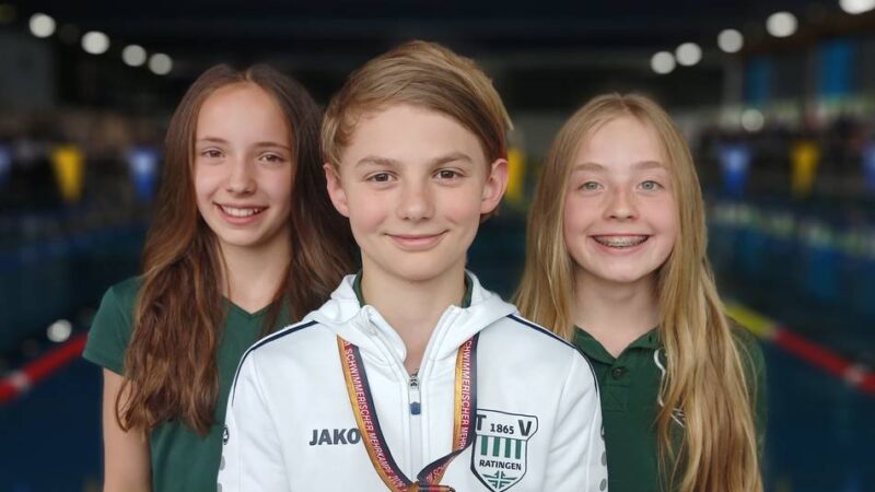 Mehrkampf in Düsseldorf: Schwimm-Talent Mannes ist Drittbester in Deutschland