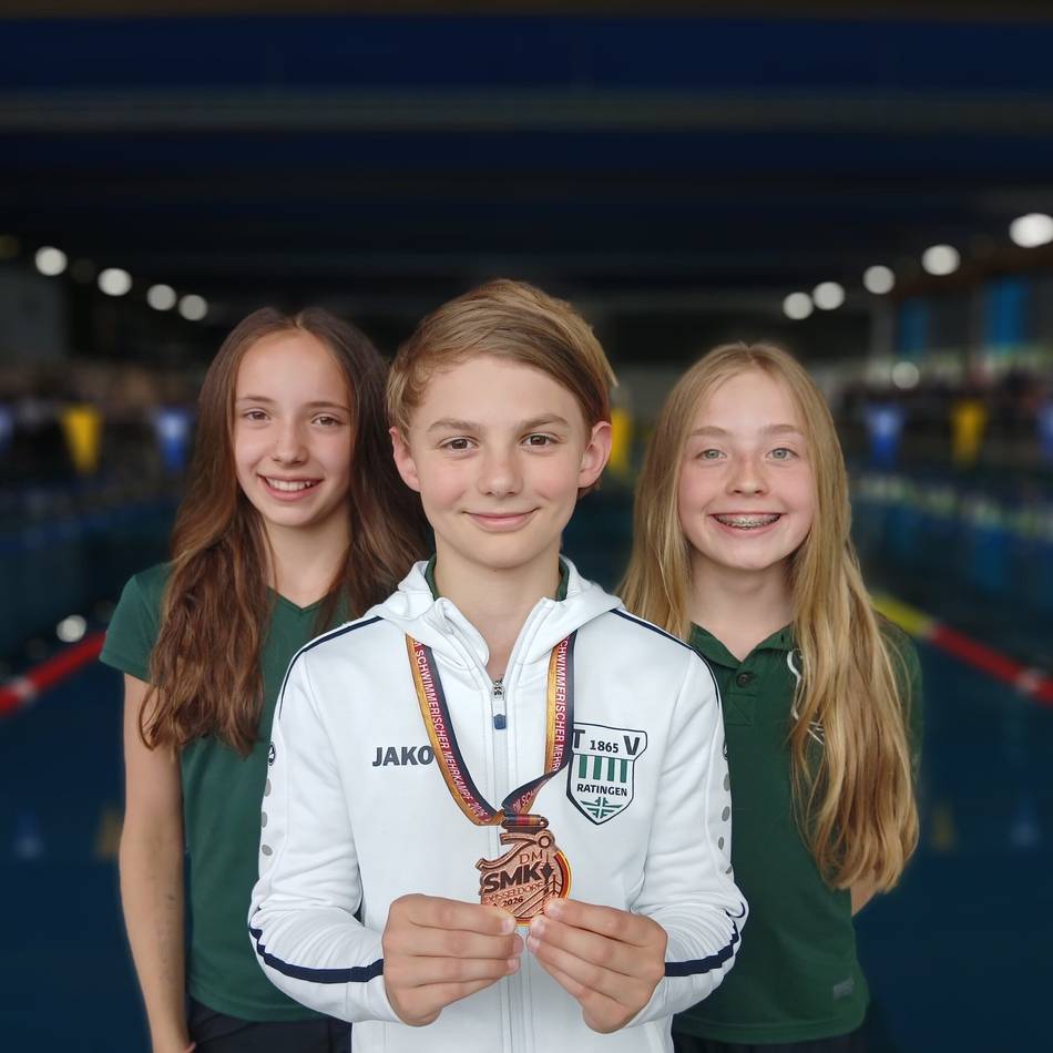 Mehrkampf in Düsseldorf: Schwimm-Talent Mannes ist Drittbester in Deutschland