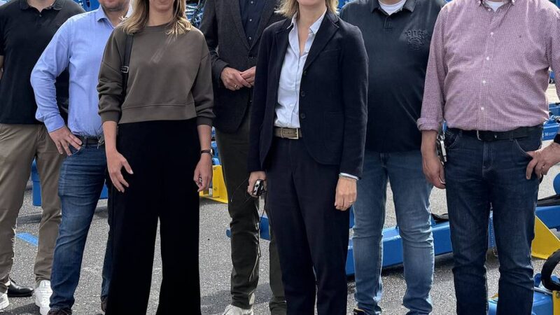 Wirtschaft in Alpen: Gemeinde tauscht sich mit Landtechnikhersteller Lemken aus