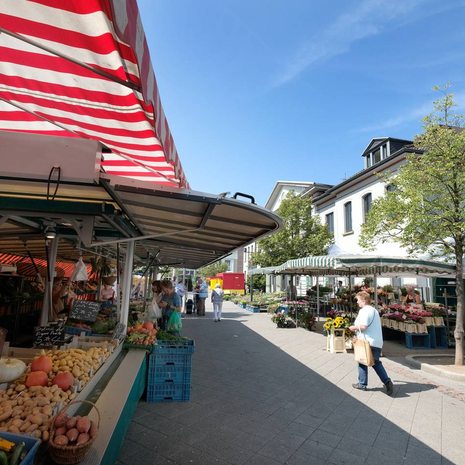 Markt in Heiligenhaus: Wochenmarkt zieht um – Feierabendmarkt fällt aus
