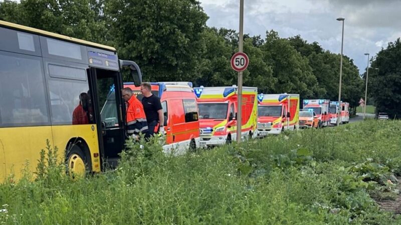 Unfall: Schulbus-Vollbremsung in Dormagen – 26 Kinder leicht verletzt