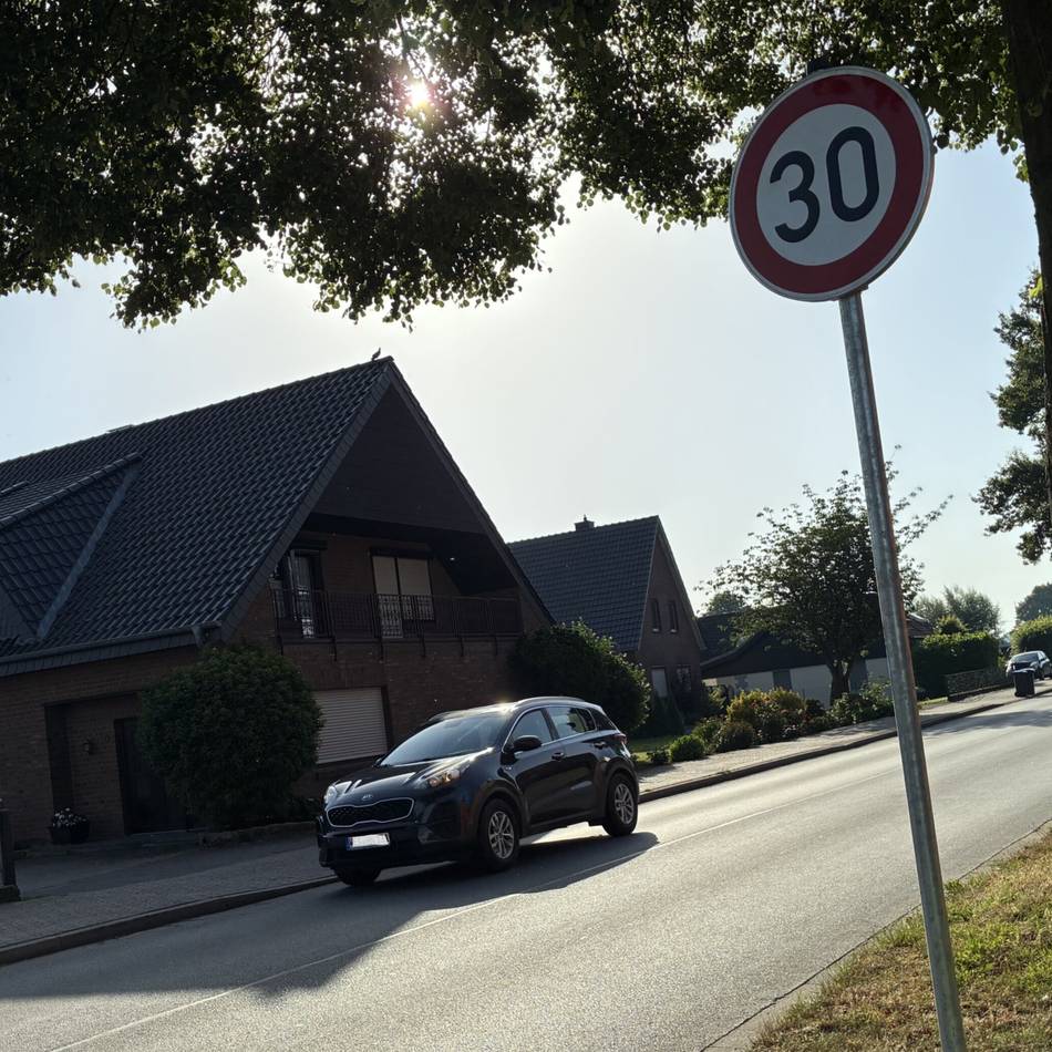 Änderung der StVO ausgenutzt: Warum jetzt in Haffen Tempo 30 gilt