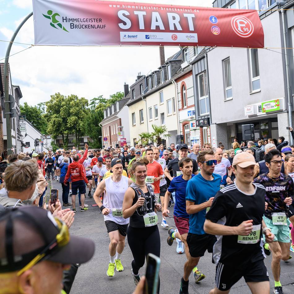 Ende des Halbmarathons in Düsseldorf: Letzter Himmelgeister Brückenlauf ist restlos ausverkauft