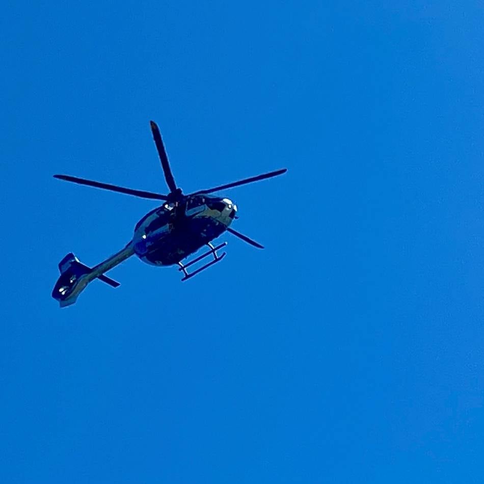 Zwischen Radevormwald und Remscheid: Rettungsübung mit Hubschrauber an der Talsperre