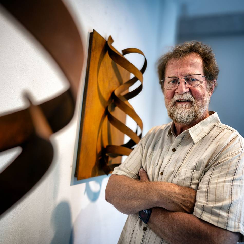 Kunstverein Langenfeld: Bildhauer Kurt Grimm lässt Eisen tanzen