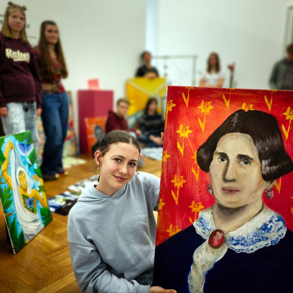 Ausstellung in Leverkusen: Wie Jugendliche Schloss Morsbroich und seine Bewohner sehen