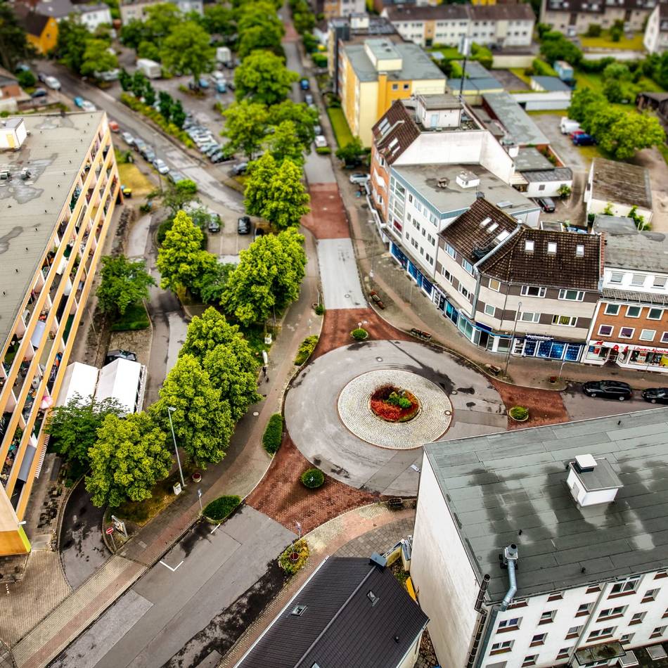Immigrather Platz in Langenfeld: Stadt hat mehr Grundstücke gekauft als geplant