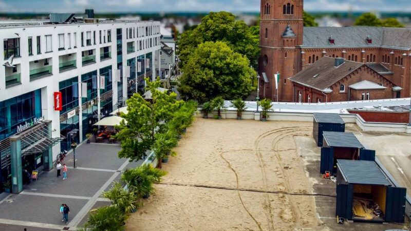 Neue Attraktion in Langenfeld: Eine Rooftop-Bar auf dem Parkdeck Sass am Markt