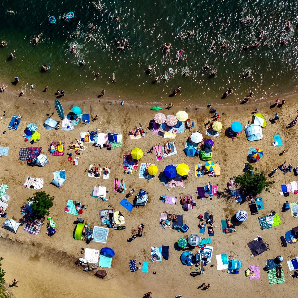 Hitze in Langenfeld: 34 Grad heute, 40 Grad bald – der Badesee zur Abkühlung