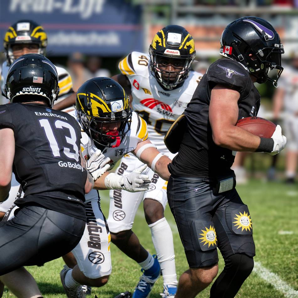 Derby wird sehr einseitig: Krefeld Ravens demontierten die Langenfeld Longhorns