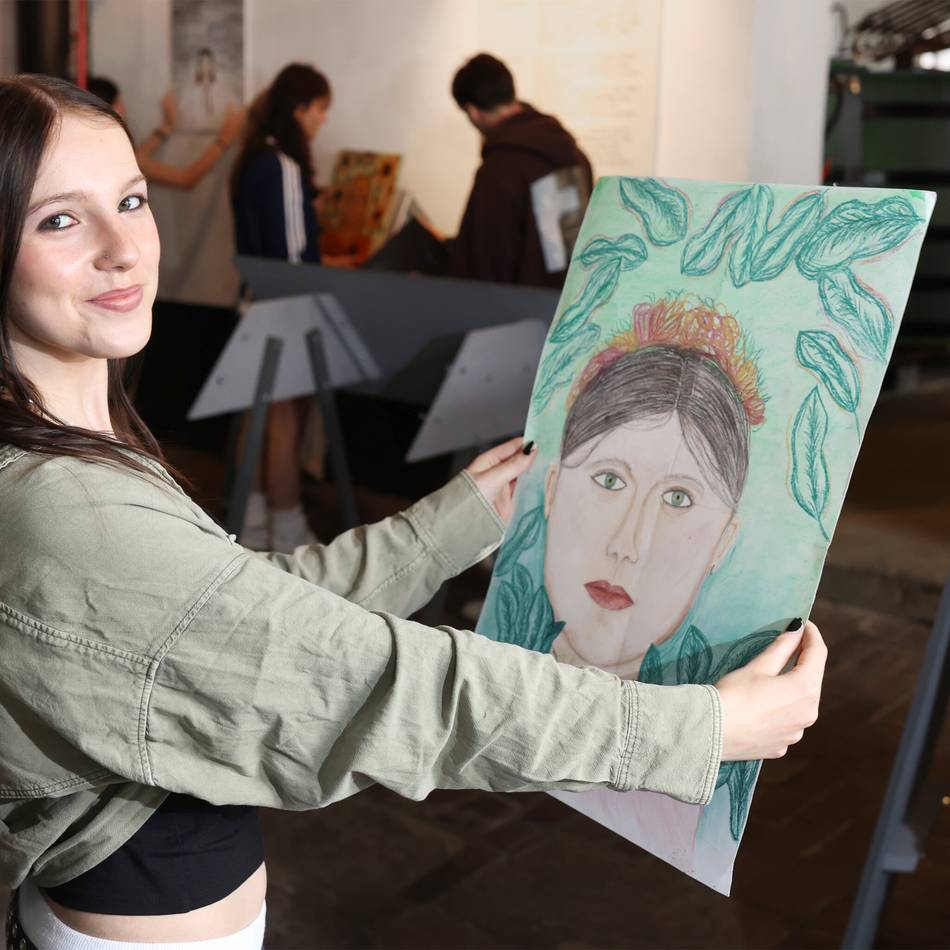 Ausstellung in Hilden: Wie die Künstlerin Frida Kahlo – Hildener Schüler malen sich selbst