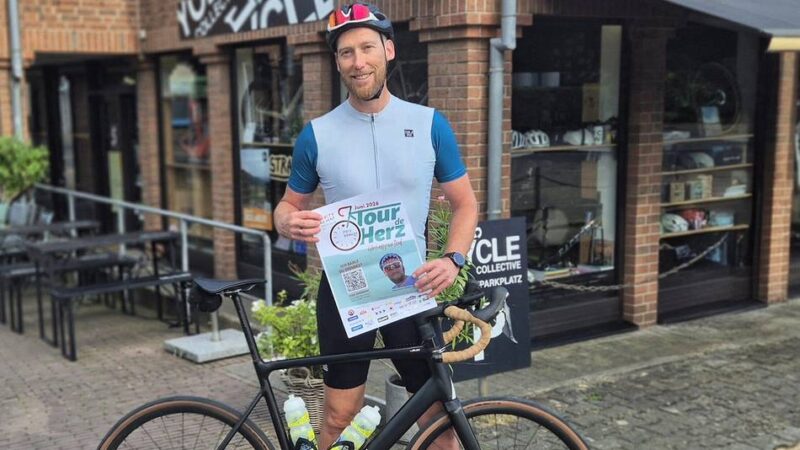 „Tour de Herz“: 310 Kilometer Radfahren für den guten Zweck