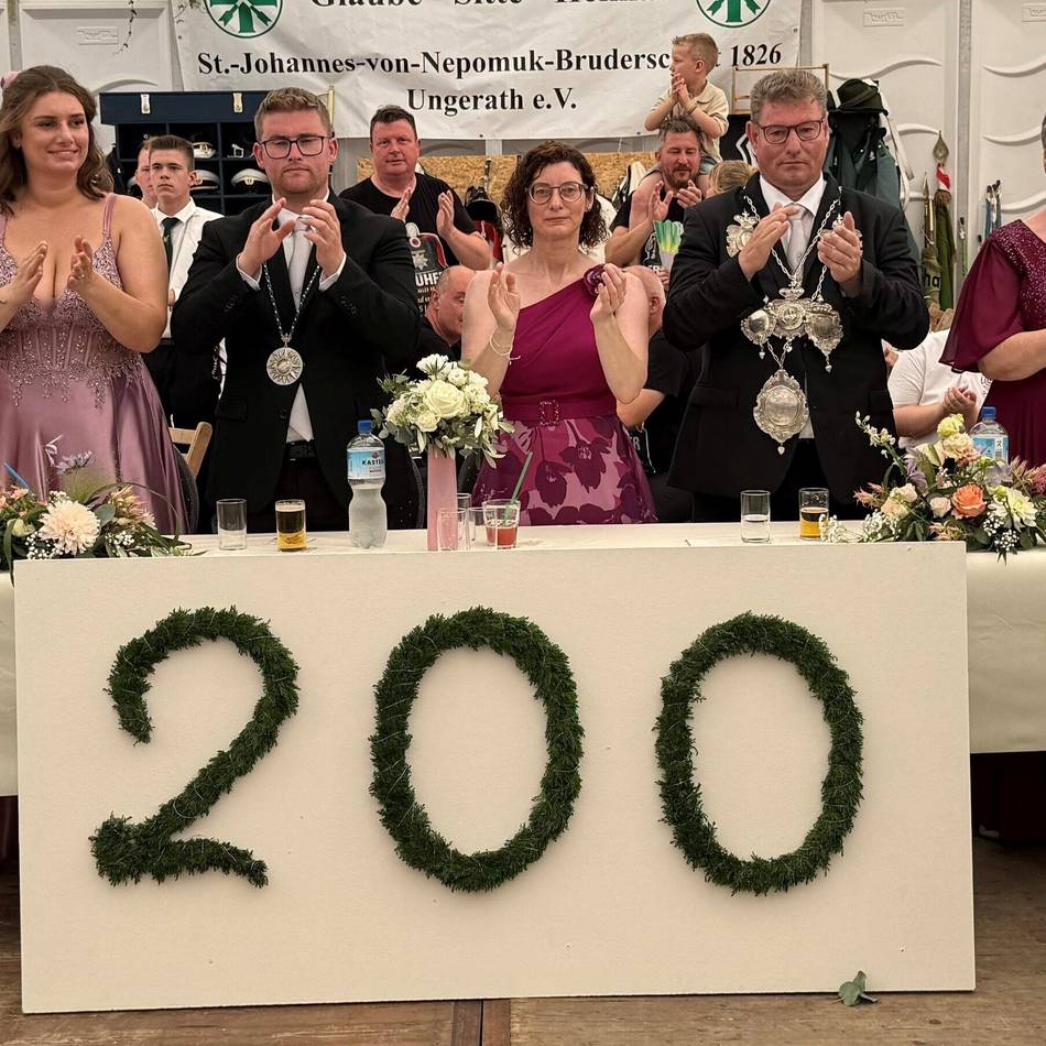 St.-Johannes-von-Nepomuk-Bruderschaft: Ungerather Schützen feiern 200-jähriges Bestehen