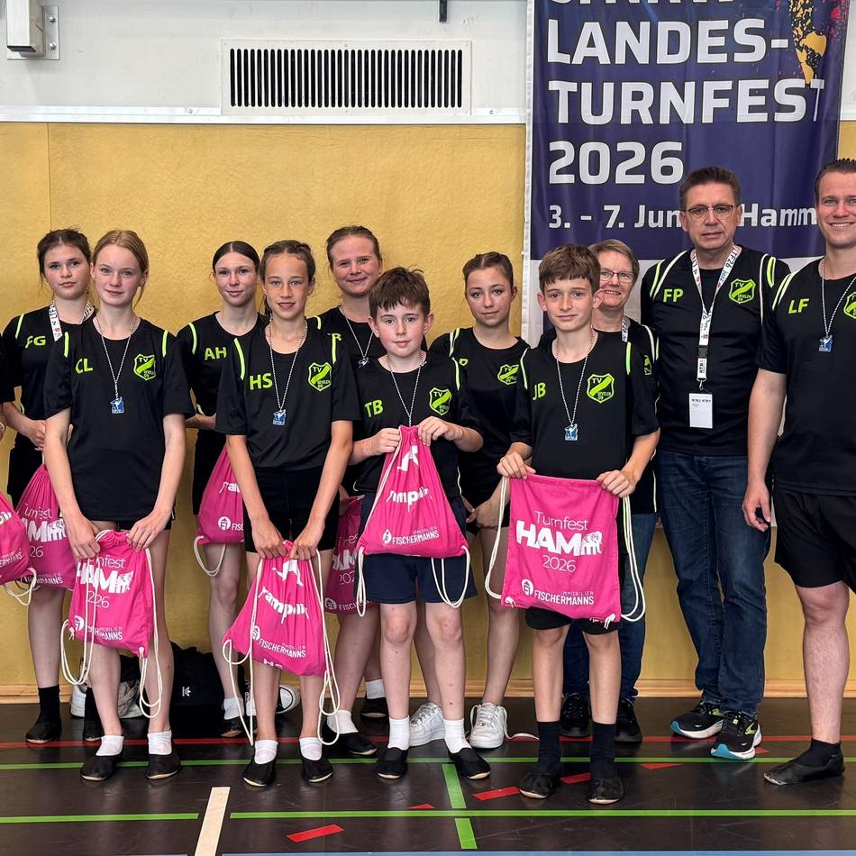 Mit Gala und Turnfestmeile: Trampoliner des TV Sevelen waren beim Turnfest in Hamm