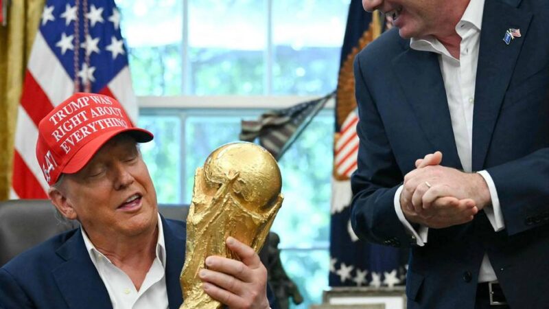 Bilder wie bei der Klub-WM?: Infantino bestätigt – US-Präsident Trump übergibt WM-Pokal