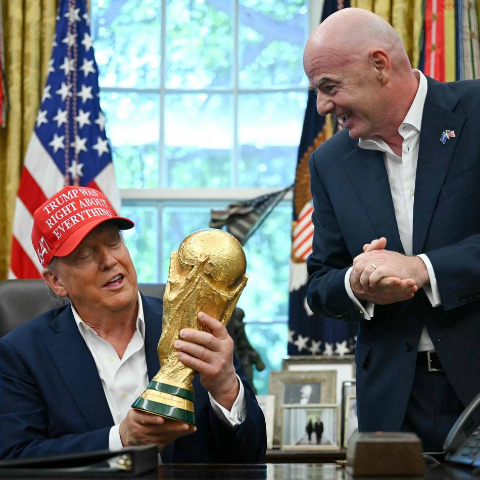 Bilder wie bei der Klub-WM?: Infantino bestätigt – US-Präsident Trump übergibt WM-Pokal