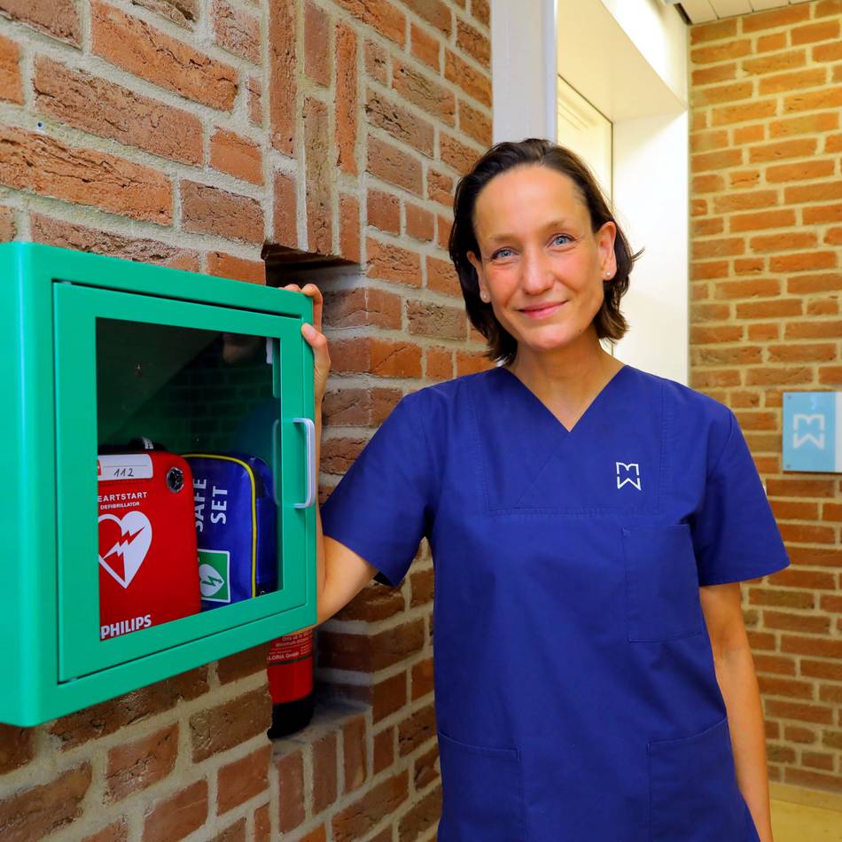 Hilfe im Notfall: Xantener Innenstadt bekommt weiteren Defibrillator