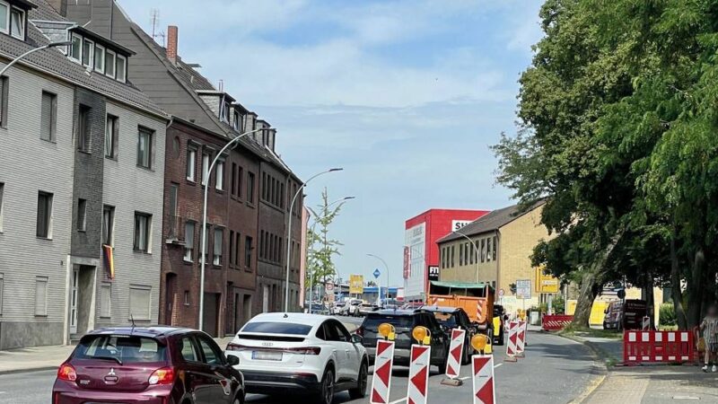 Bauarbeiten in Mönchengladbach: Spursperrung auf Waldnieler Straße für Lärmschutz am Brandtsgarten
