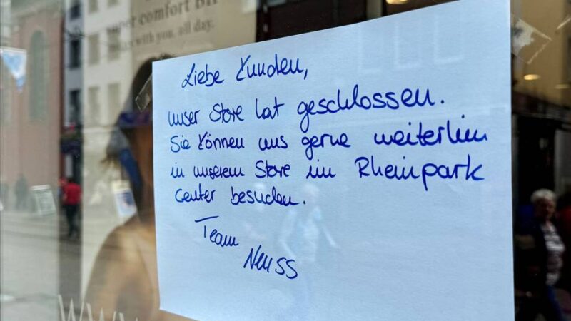Nachfolger-Suche in Neuss: „Namhafte Interessenten“ für Hunkemöller-Filiale