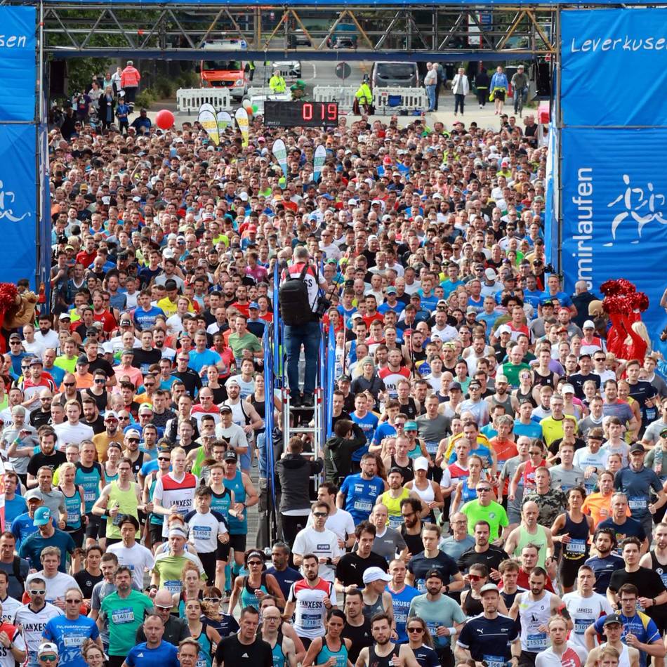 Halbmarathon in Leverkusen: Diese Straßen sind am Sonntag gesperrt