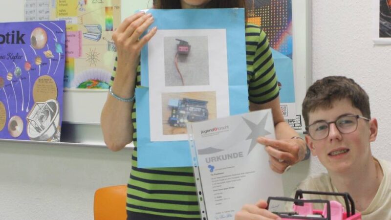 „Jugend forscht“ in NRW: Süchtelner Schüler erfindet Marder-Schutz