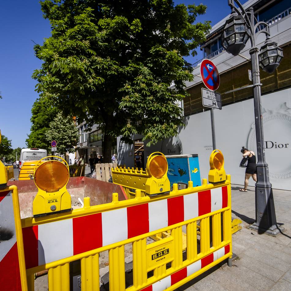 Königsallee in Düsseldorf: Sechs große Kö-Baustellen von Dior bis Rolex – „Das ist für die Stadt eine Katastrophe“