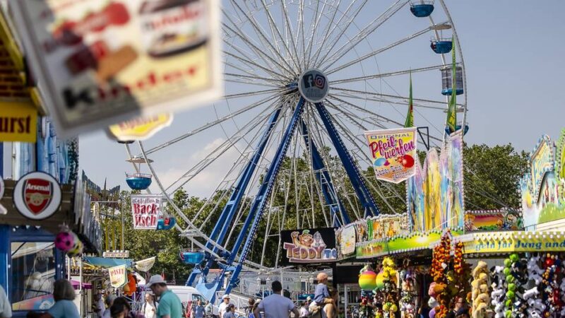 Schützenfest in Düsseldorf-Bilk: Größte Kirmes seit Jahrzehnten – Hitze sorgt für Probleme