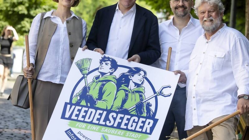 Neue Initiative zur Stadtsauberkeit: Veedelsfeger wollen „Lust auf ein sauberes Düsseldorf“ machen