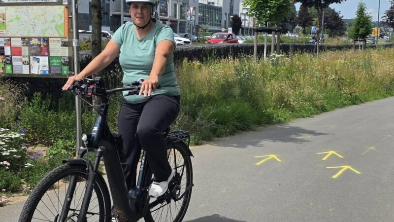 Radelnd zur Arbeit in Hückeswagen: Wie die alte Bahnstrecke Pendler aufs Rad bringt