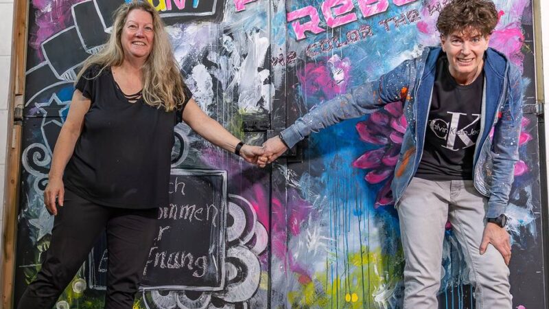 Neues Kreativstudio in Moers: Wie die Painting Rebels das Leben farbenfroh machen