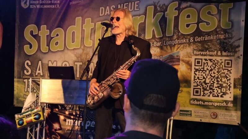 Neues Ambiente: Geier Sturzflug rocken das Stadtparkfest in Wevelinghoven