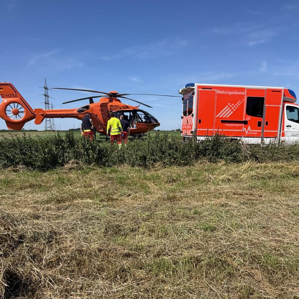 Rettungshubschrauber im Einsatz: Mädchen stürzt aus dem Fenster einer Grundschule