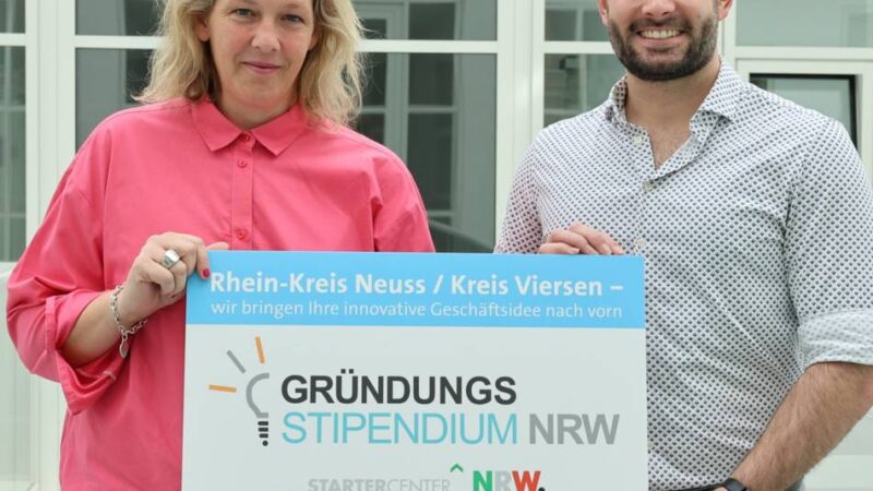 Initiative der NRW-Landesregierung: Gründungsstipendium für Neusser Kunststudio „The Art Bakery“