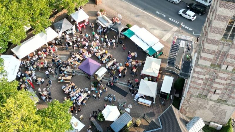 Veranstaltung ist diesmal in Breyell: Feierabendmarkt auf dem Lambertimarkt