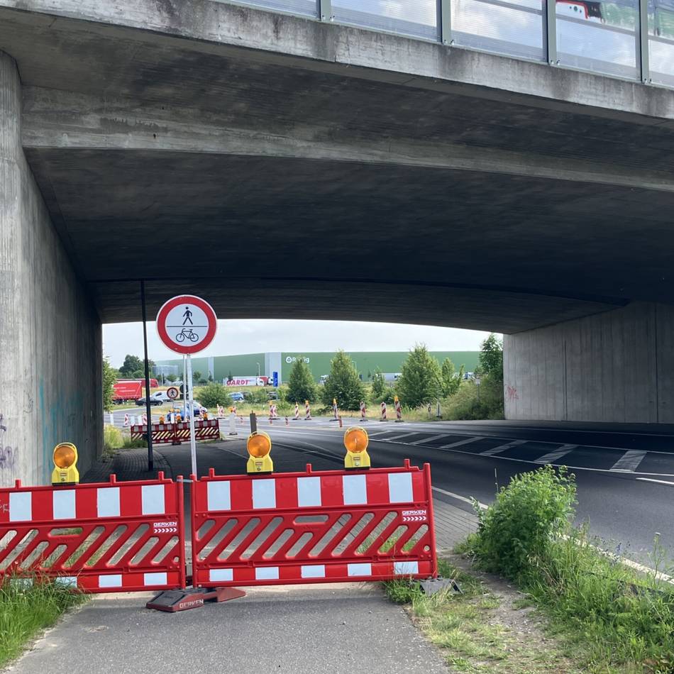 Baustelle in Kaldenkirchen: Radweg an der K2 in Richtung Niederlande ist fertig