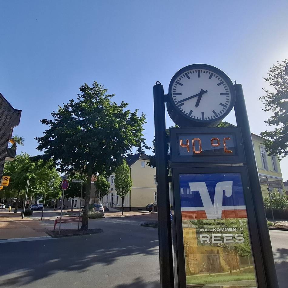 Hitzewelle am Niederrhein: Wo die kühlen Orte in Rees sind