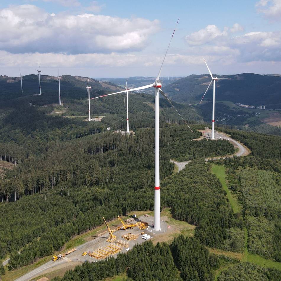 Strom aus Windpark: Currenta baut Ökostrom-Versorgung im Chempark aus