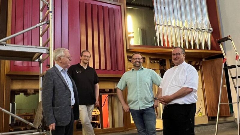 Arbeiten in St. Sebastian: In Lobberich wächst die Freude auf die sanierte Orgel
