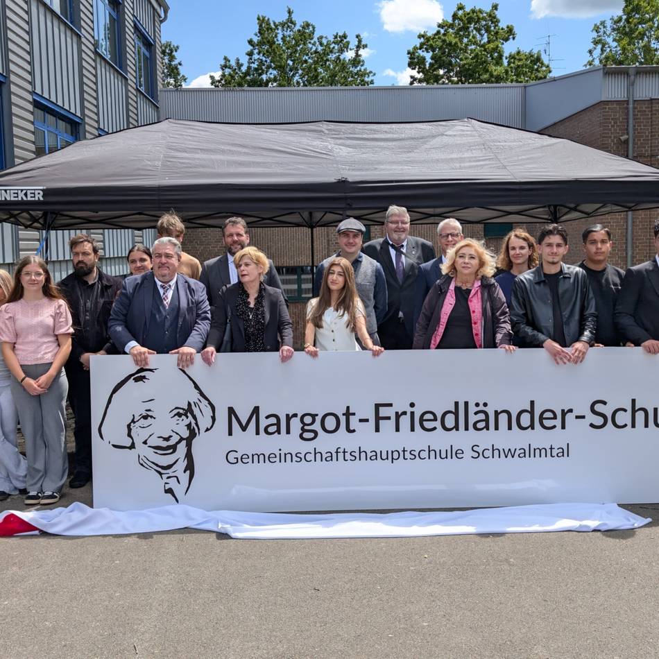 Margot-Friedländer-Schule in Waldniel: „Seid Menschen“ – Gemeinschaftshauptschule umbenannt