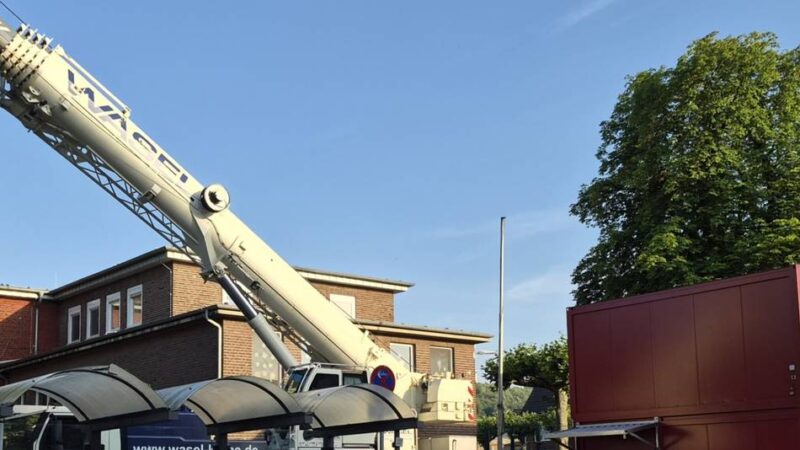 Grundschulen in Grevenbroich: Neue Container aufgestellt – OGS-Ausbau nimmt Formen an