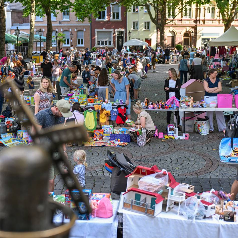 Aktion am 27. Juni: Kinder trödeln auf dem Kempener Buttermarkt