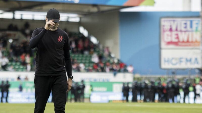 Botschaft für die Drittliga-Spielzeit: „Ist bei mir scheißegal“ – was Fortuna-Trainer Ende in der Abstiegssaison gestört hat
