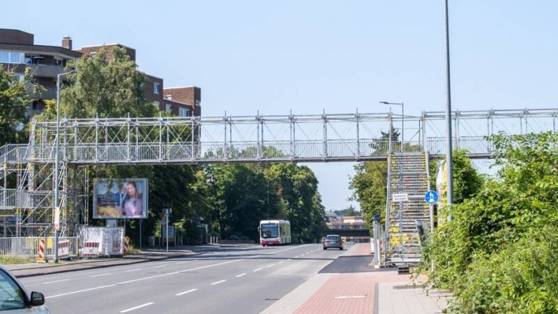 Verkehr in Mönchengladbach: Behelfsbrücke an der Theodor-Heuss-Straße ist freigegeben