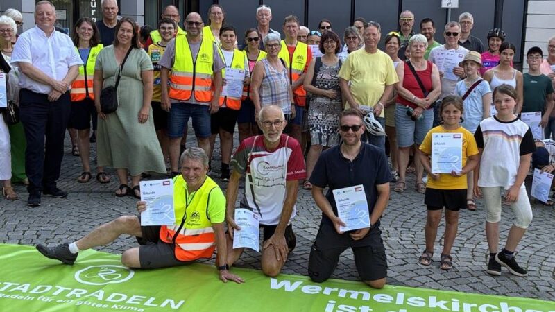 Stadtradeln Wermelskirchen: 593 Aktive schaffen 130.787 Kilometer beim Stadtradeln
