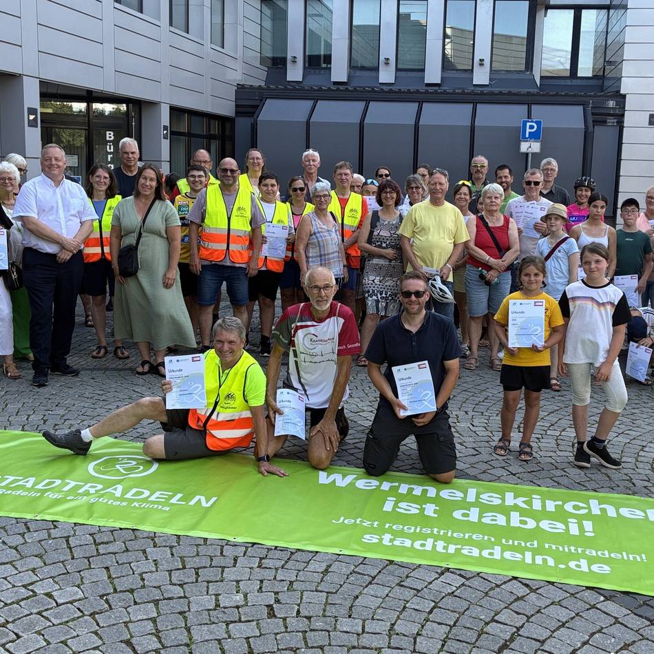 Stadtradeln Wermelskirchen: 593 Aktive schaffen 130.787 Kilometer beim Stadtradeln