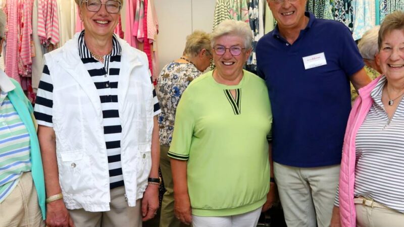 Seniorentreff Borth: Modemobil bringt Sommerfrische