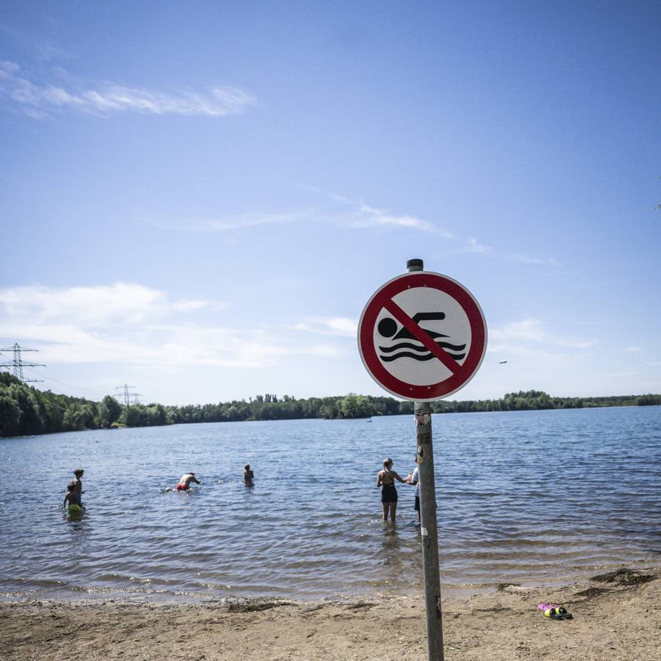 Schwimmen in Düsseldorf: Ratinger ertrinkt im Angermunder See – Badegäste kommen trotz Verbot